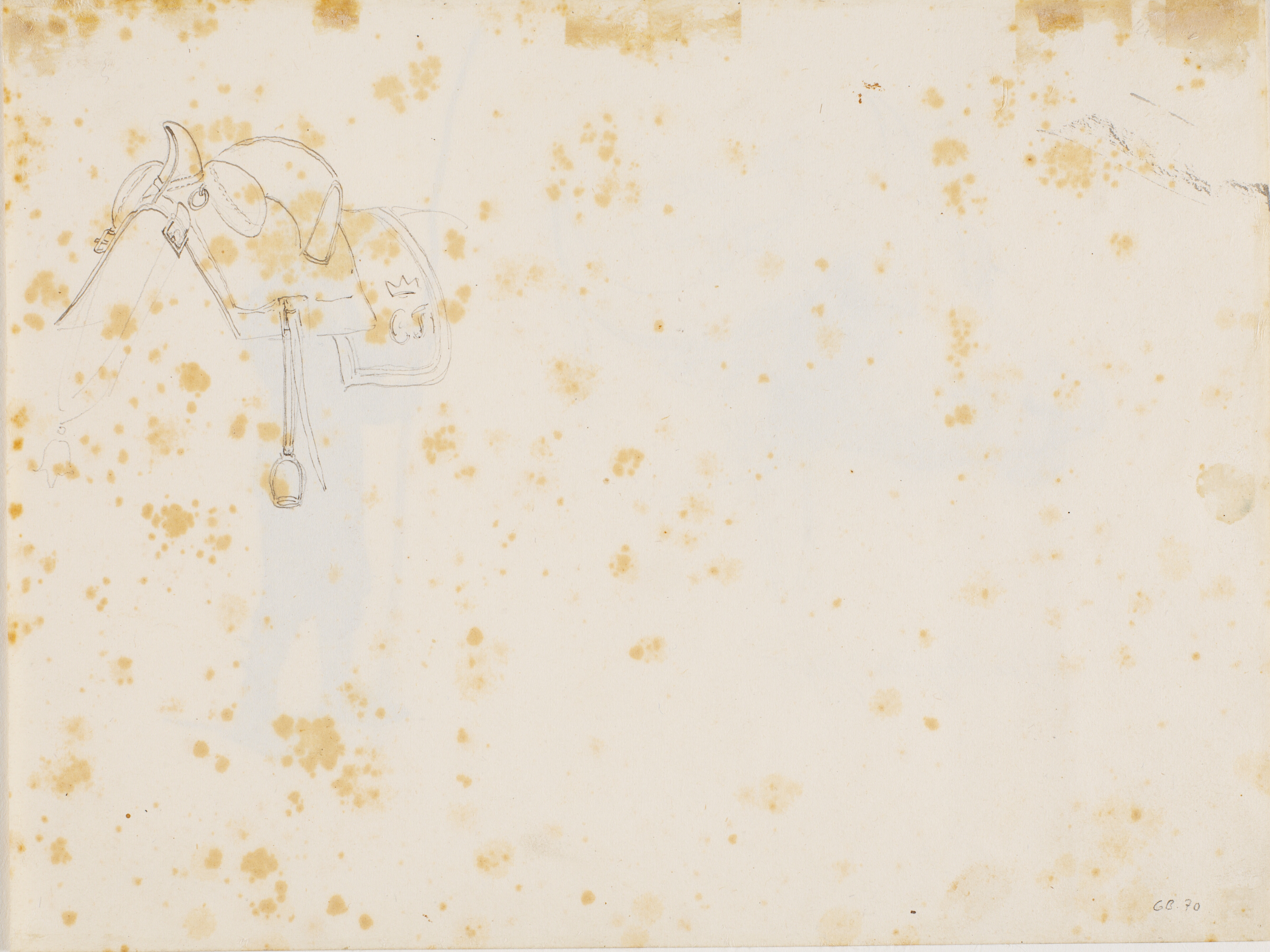 Studie af en italiensk saddel